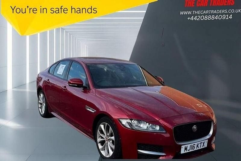 Red Used 2016 Jaguar XF R-Sport Sedan | £8,488 (Fair price) - Image 1/1