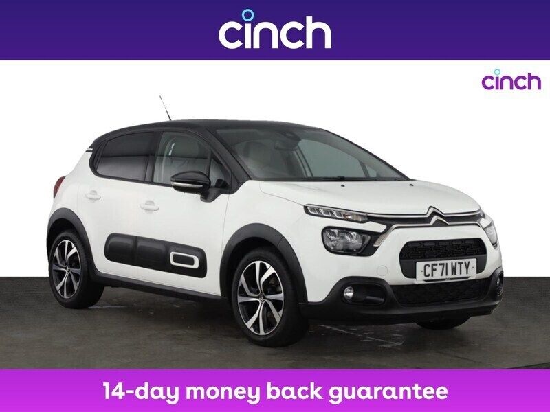 White Used 2022 Citroën C3 PureTech Hatchback | £10,689 (Fair price) - Image 1/3