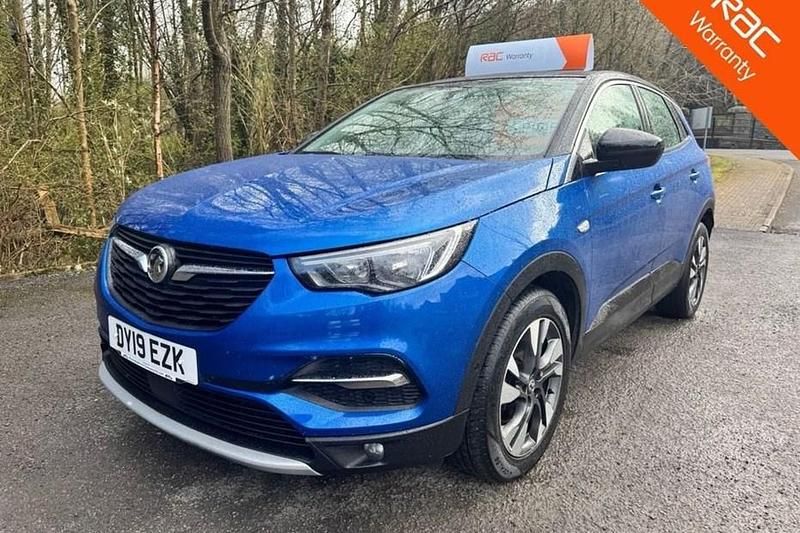 Used Vauxhall Grandland X Sport 130 HP (95 kW) 2019 Blue SUV