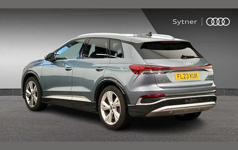 Used Audi Q4 e-tron S-Line 150 kW (204 HP) 2023 Blue SUV