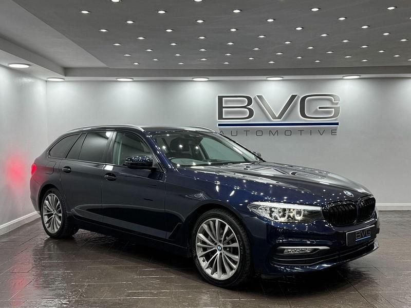 Used BMW 530 Comfort Edition 2018 Blue Estate