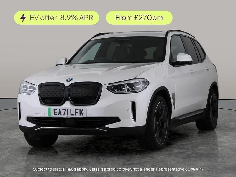 White Used 2021 BMW iX3 Luxury Line SUV | £16,728 (Good price) - Image 1/2