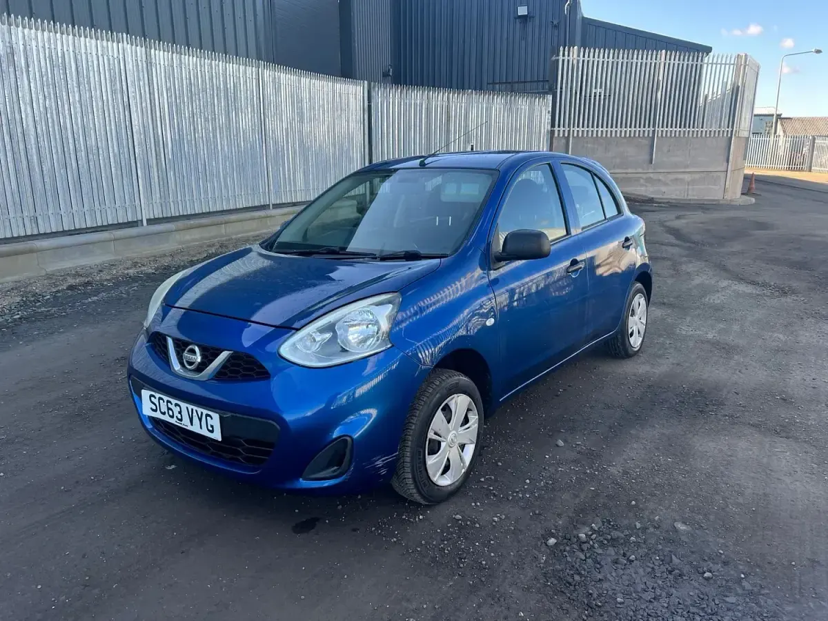 Used Nissan Micra Visia 80 HP (58 kW) 2014 Blue Hatchback