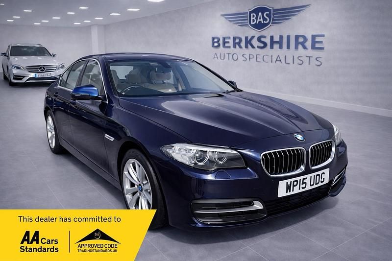 Used BMW 520 Comfort Edition 2015 Blue Sedan