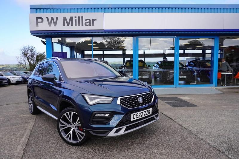 Lava blue Used 2022 Seat Ateca Xperience Lux SUV | £17,790 (Good price) - Image 1/4