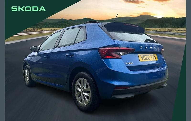 Used Skoda Fabia Comfort 79 HP (58 kW) 2022 Blue Hatchback