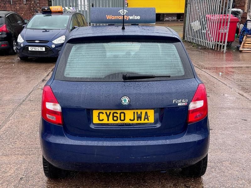 Used Skoda Fabia SE 105 HP (77 kW) 2011 Blue Hatchback
