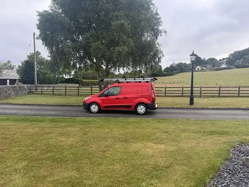 Used Ford Transit 75 HP (55 kW) 2021 Red Van