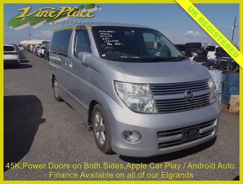 Used Nissan Elgrand 2026 Silver MPV