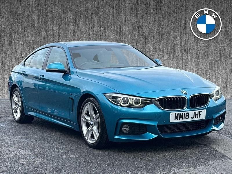 Blue Used 2018 BMW 430 Gran Coupé M Sport Coupe | £19,599 (Good price) - Image 1/4