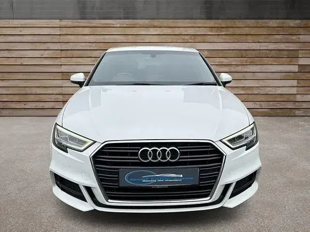Used Audi A3 S-Line 116 HP (85 kW) 2018 White Sedan