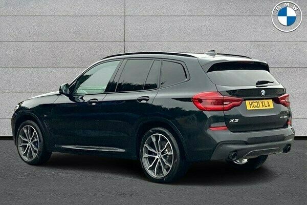 Black sapphire Used 2021 BMW X3 M Sport SUV | £29,900 (Good price) - Image 1/4
