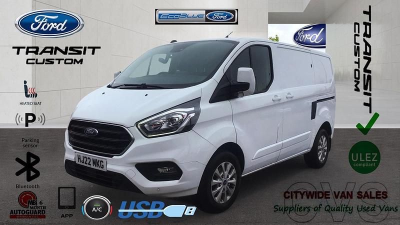 Used Ford Transit Custom Limited 170 HP (125 kW) 2022 White Van