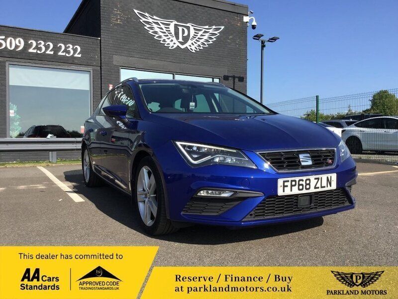Blue Used 2018 Seat Leon ST FR Estate | £9,767 (Fair price) - Image 1/4