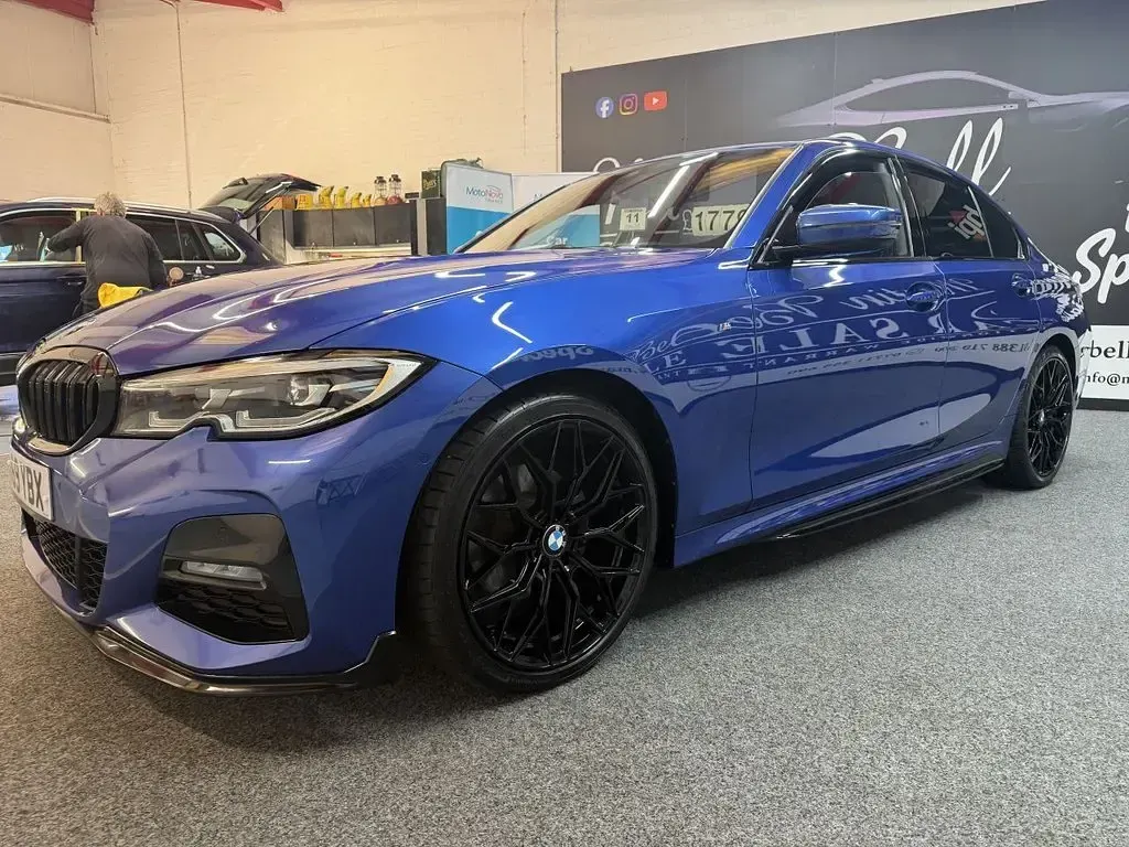 Used BMW 320 M Sport 188 HP (138 kW) 2019 Blue Sedan