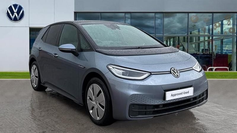 Used VW ID.3 Pro Performance 150 kW (204 HP) 2021 Ameleva blue metallic flat black Hatchback
