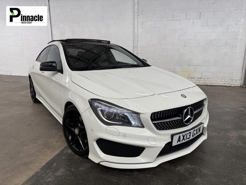 White Used 2013 Mercedes CLA220 AMG Sedan | £8,495 (Fair price) - Image 1/4