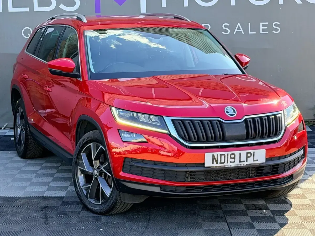 Used Skoda Kodiaq 150 HP (110 kW) 2019 Red SUV