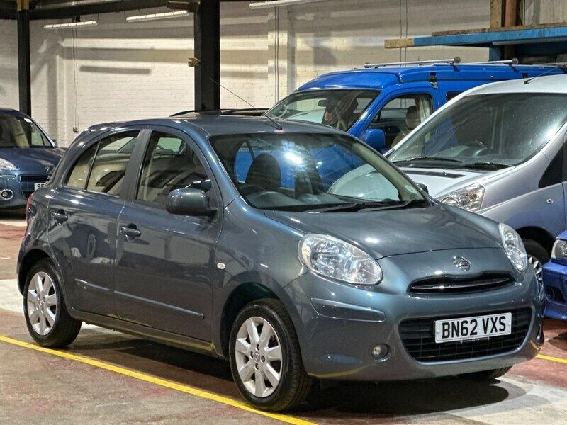 Grey Used 2012 Nissan Micra Acenta Hatchback | £5,495 (Fair price) - Image 1/4