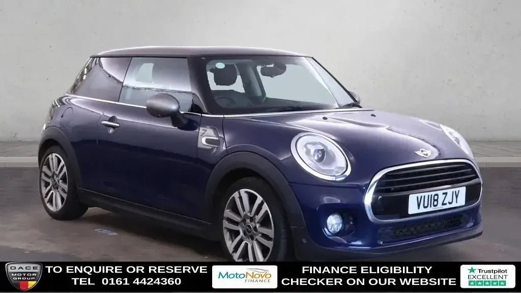 Used Mini Cooper Hatch 136 HP (100 kW) 2018 Blue Hatchback