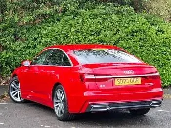 Used Audi A6 S-Line 299 HP (219 kW) 2023 Red Sedan