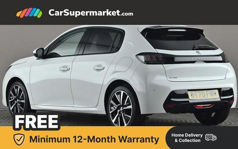 Used Peugeot 208 Allure 102 HP (75 kW) 2020 White Hatchback