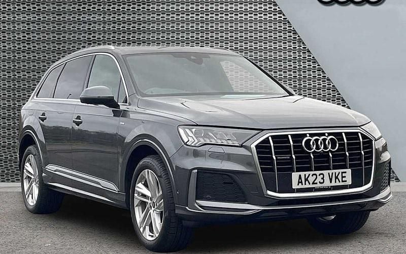 Grey Used 2023 Audi Q7 S-Line SUV | £43,046 (Fair price) - Image 1/4