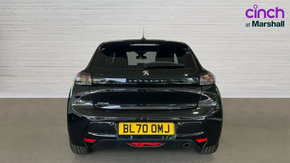 Used Peugeot 208 Allure 100 HP (73 kW) 2020 Black Hatchback