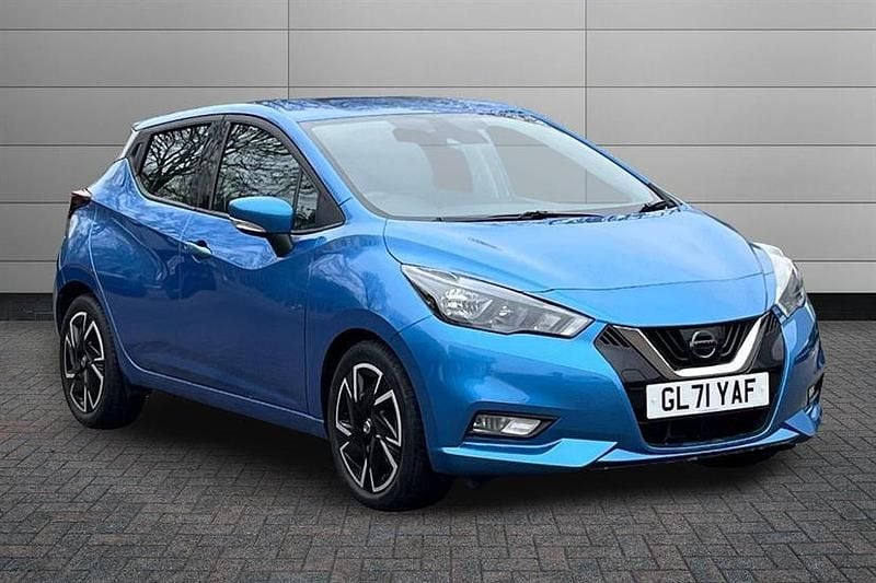 Used Nissan Micra Acenta 92 HP (67 kW) 2022 Blue Hatchback