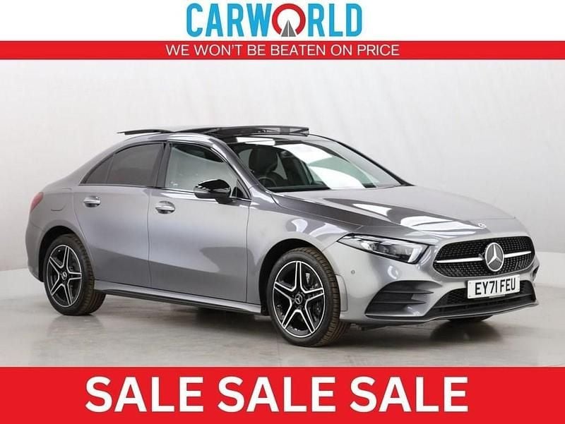 Grey Used 2021 Mercedes A250 AMG line Sedan | £17,990 (Fair price) - Image 1/3
