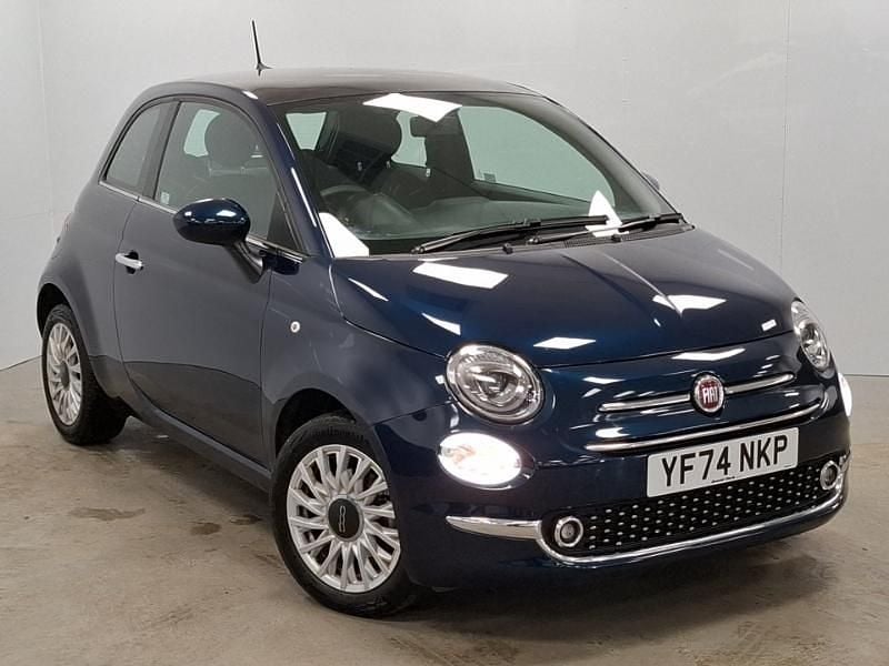 Blue Used 2024 Fiat 500 Hatchback | £12,998 - Image 1/4
