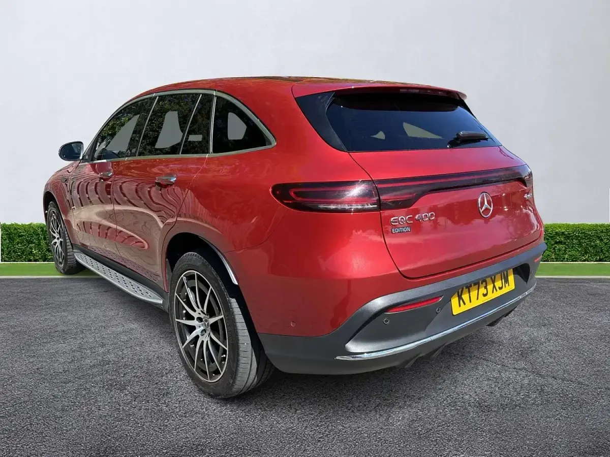 Used Mercedes EQC400 AMG line 300 kW (408 HP) 2023 Red SUV