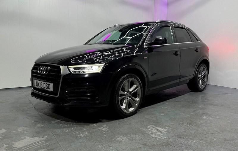Begagnad Audi Q3 S-line plus 184 HK (135 kW) 2016 Svart SUV