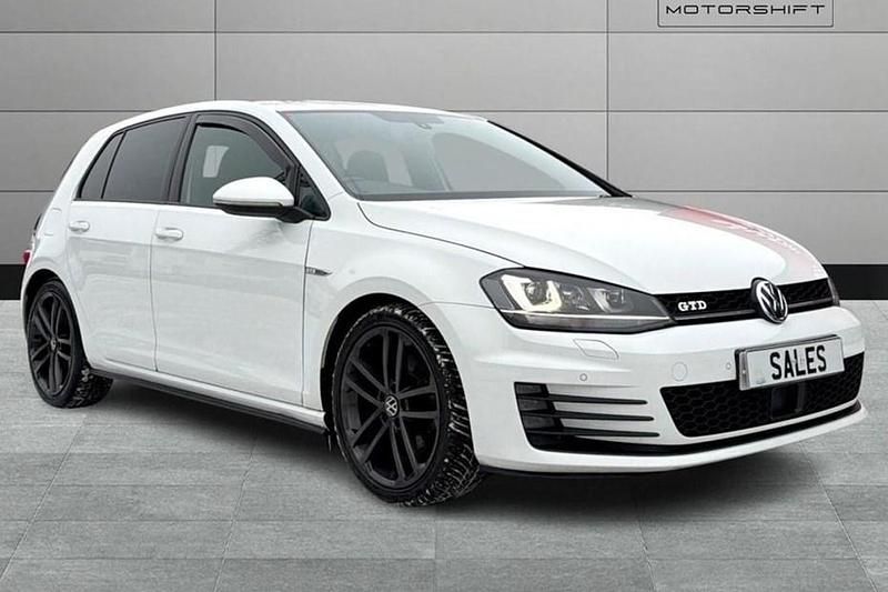 Used VW Golf VII GTD 2014 White Hatchback