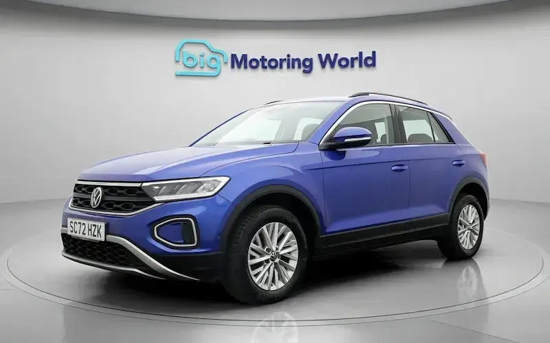 Usado VW T-Roc S 110 HP (80 kW) 2023 Azul SUV