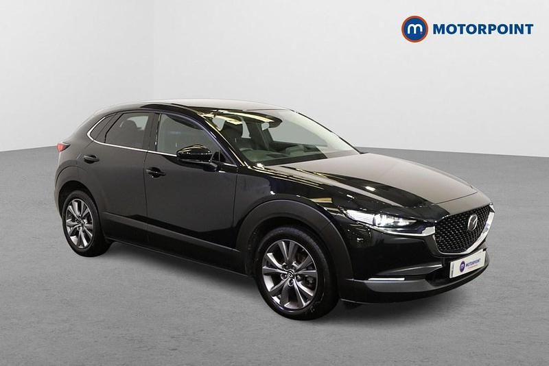 Black Used 2024 Mazda CX-30 Exclusive-Line SUV | £20,799 - Image 1/4