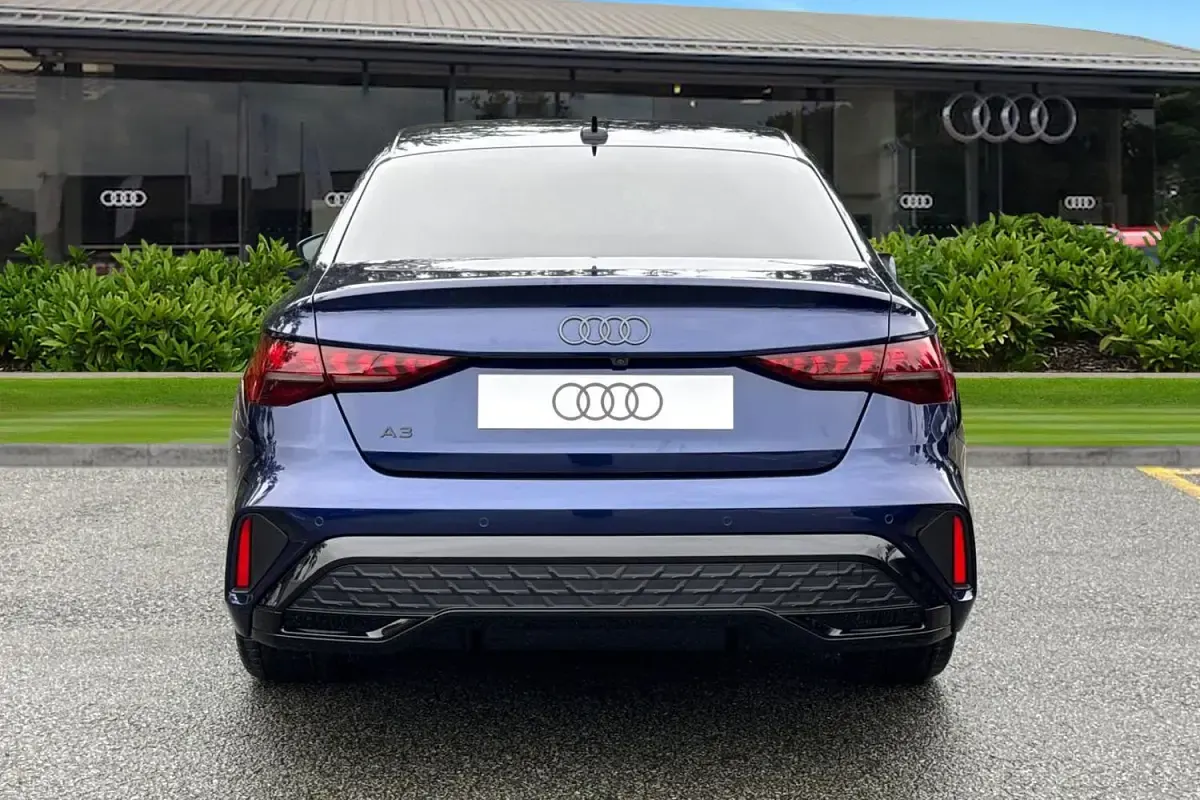 New Audi A3 Black Edition 2026 Blue Sedan