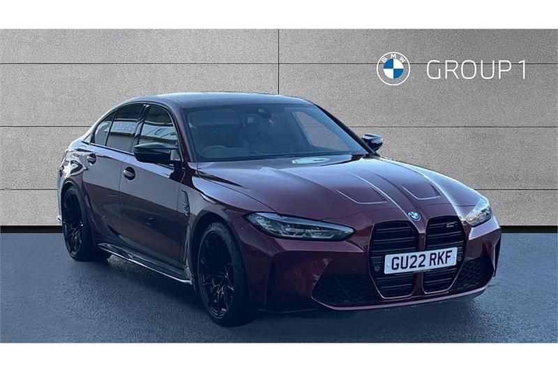 Red Used 2022 BMW M3 Competition Edition Sedan | £58,875 (Fair price) - Image 1/4