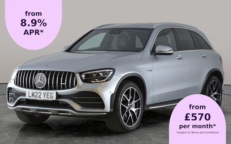 Silver Used 2022 Mercedes GLC43 AMG Premium Estate | £33,690 (Fair price) - Image 1/3