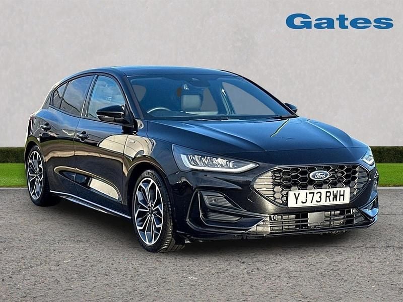 Black Used 2024 Ford Focus ST-Line X Hatchback | £20,499 (Fair price) - Image 1/4