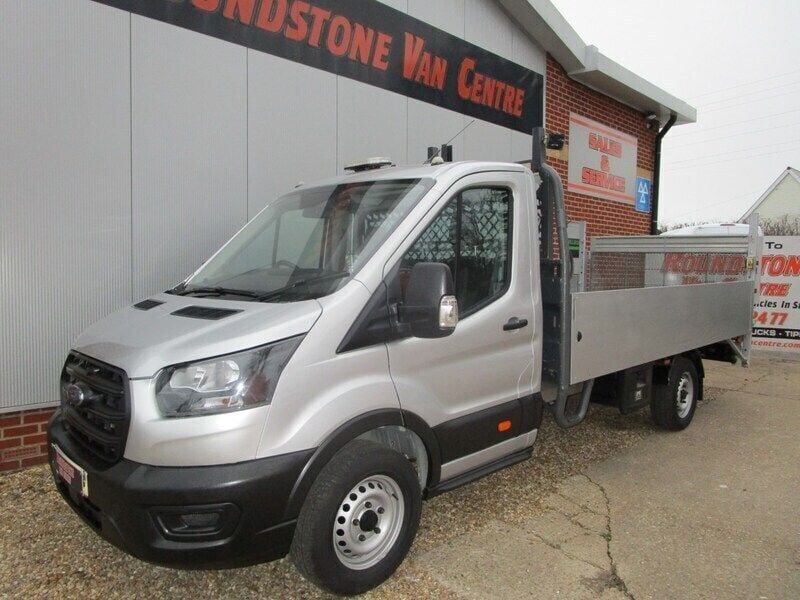 Silver Used 2021 Ford Transit Pickup | £10,495 (Super price) - Image 1/3