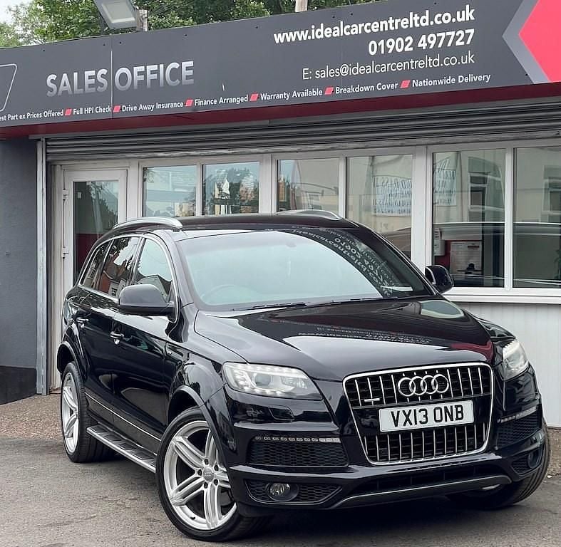 Used Audi Q7 S-line plus 245 HP (180 kW) 2013 Black SUV