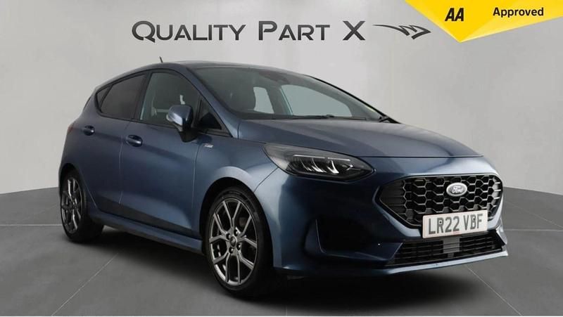 Blue Used 2022 Ford Fiesta ST-Line Hatchback | £11,190 (Good price) - Image 1/4