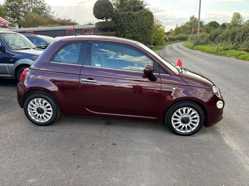 Red Used 2020 Fiat 500 Lounge Hatchback | £7,750 (Fair price) - Image 1/4