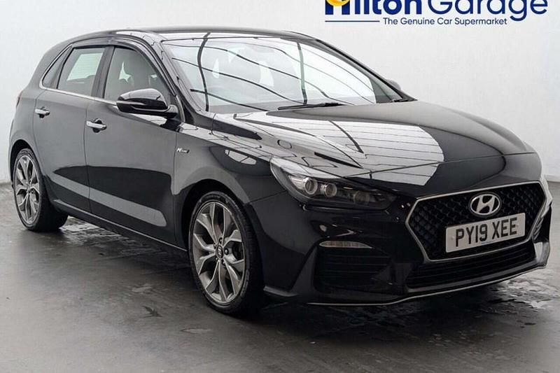 Used Hyundai i30 N Line 140 HP (102 kW) 2019 Black Hatchback