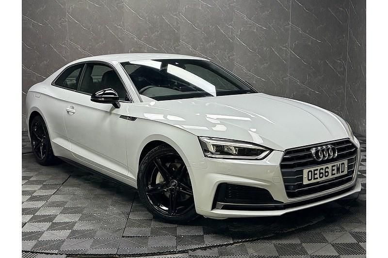 Used Audi A5 S-Line 190 HP (139 kW) 2017 White Coupe