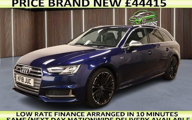 Used Audi S4 Design 354 HP (260 kW) 2018 Blue Estate