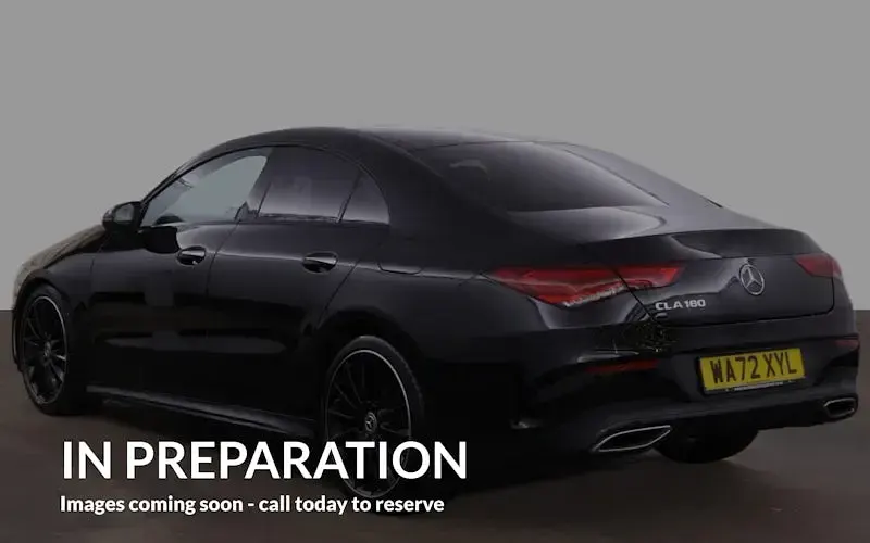 Used Mercedes CLA180 AMG line 136 HP (100 kW) 2022 Black Coupe