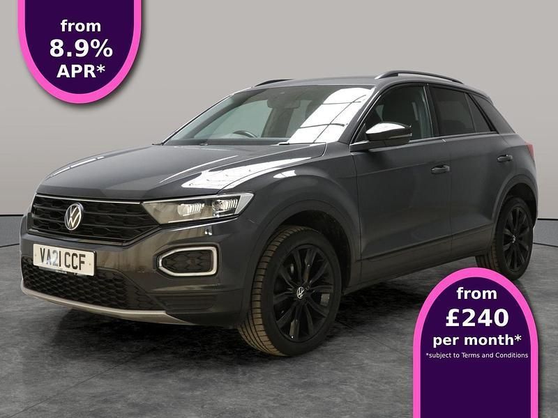Grey Used 2021 VW T-Roc Black Edition SUV | £18,014 (Good price) - Image 1/3