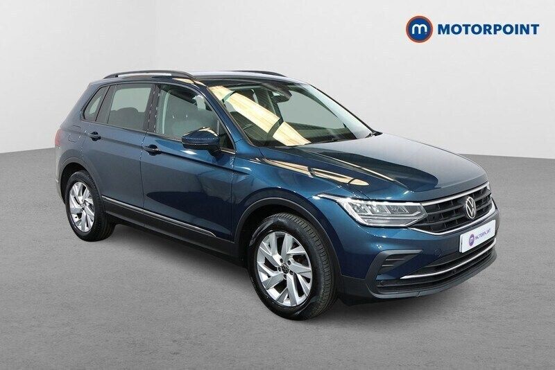 Blue Used 2022 VW Tiguan Life SUV | £18,999 (Fair price) - Image 1/4